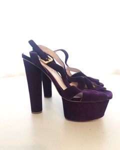 suede platform sandals