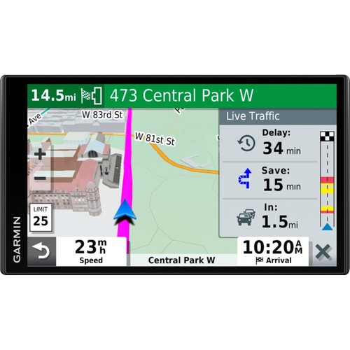 Garmin Drivesmart 65T GPS Navigator + Case, Car Socket Universal Bundle - Picture 3 of 11