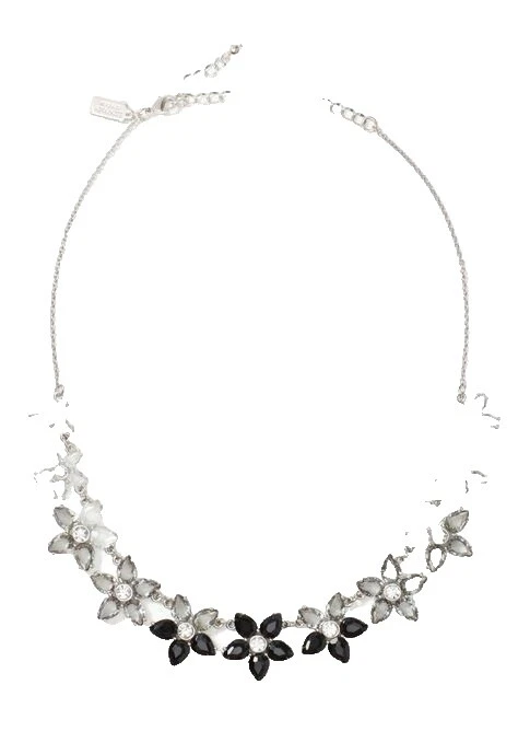 Kate Spade New York Cristal plata plateado Collares y colgantes De moda