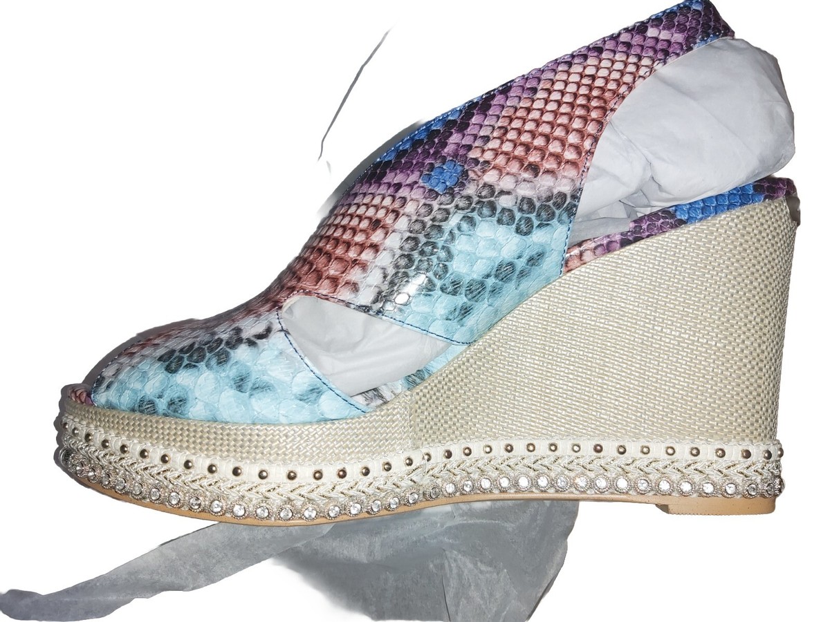 Moda In Pelle Multi Snake Print Sandals Moda In Pelle Weldi Ladies