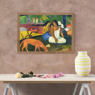 Paul Gauguin: Arearea (1892). Fine Art Giclée Museum Luxus Geschenk Druck