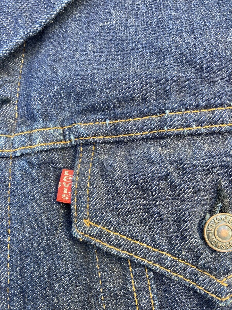 60s 1970's Levi's Denim Jacket 70505 0217 Size 46 small e 60s 1970's Levi's Denim Jacket 70505 0217 Size 46 small e