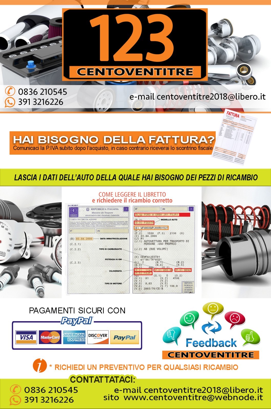 CENTOVENTITRE - Bracci Oscillanti Sospensione Fiat 500 (312) + Testine Sterzo e Biellette Kit - Miniatura 2