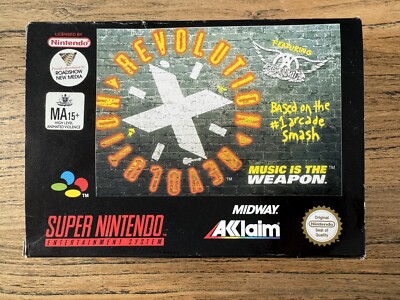 Pal Revolution X Super Nintendo Revolution X Nintendo SNES PAL