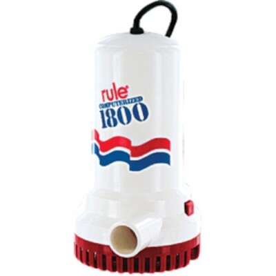 Rule Submersible 1800 GPH Automatic 110AC Volt Pumps with 8ft Cord