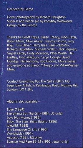 Everything But The Girl Home Movies Best Of CASSETTE ALBUM Acoustic Pop Rock - Picture 7 of 12