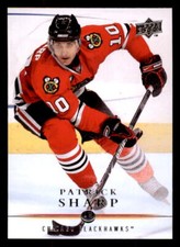 2008-09 Upper Deck #156 Patrick Sharp Chicago Blackhawks