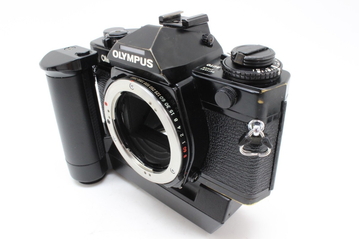 MINT 】 OLMPUS OM-4 Black Body Winder2 35mm Film Camera SLR