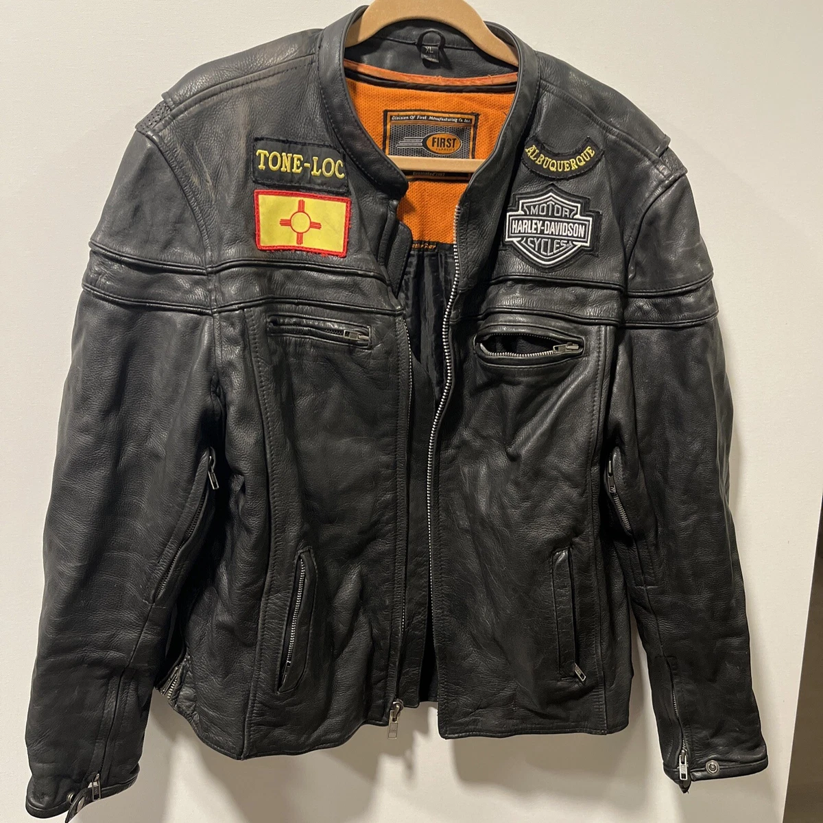 Leather motorcycle shop jacket conditioner