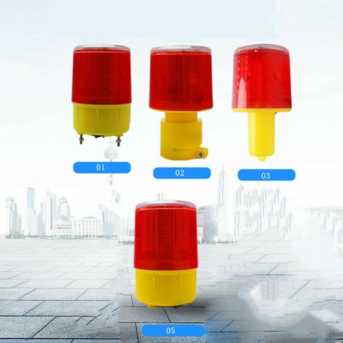 Solar Traffic LED Emergency Warning Flash Light Strobe Beacon Alarm Lamp - Picture 15 of 16