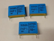 WIMA FKP1 4700pf 2000V 5% NOS Capacitors Qty 3 German