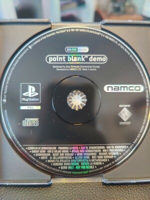 PS1 / Sony Playstation 1 - Point Blank DEMO nur CD, NEU. 