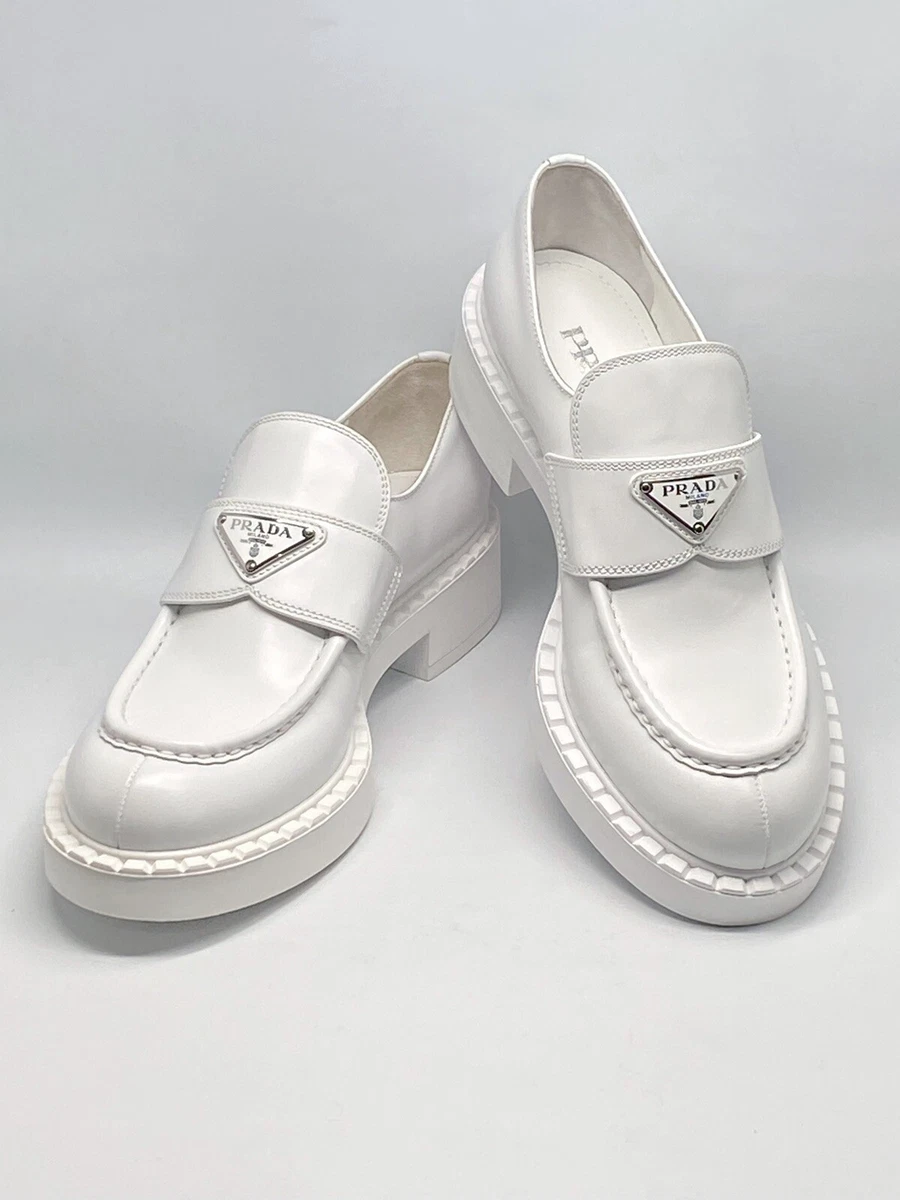 PRADA Loafers White Flats for Women for sale | eBay display picture 1
