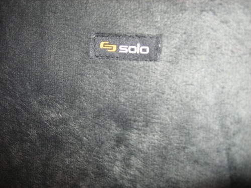 SOLO Computer Case, 13"x17" Dual Zippered,Travel Protector,Black - Picture 4 of 8