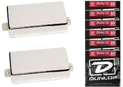 Seymour Duncan Blackouts AHB-1s Nickel Active Set ( 6 SETS OF DUNLOP STRINGS )