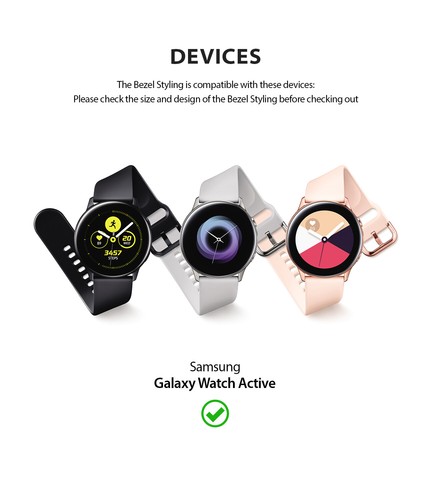 Funda protectora con marco de estilo bisel Ringke con bisel Ringke para Galaxy Watch Active/Active 2 - Imagen 11 de 147
