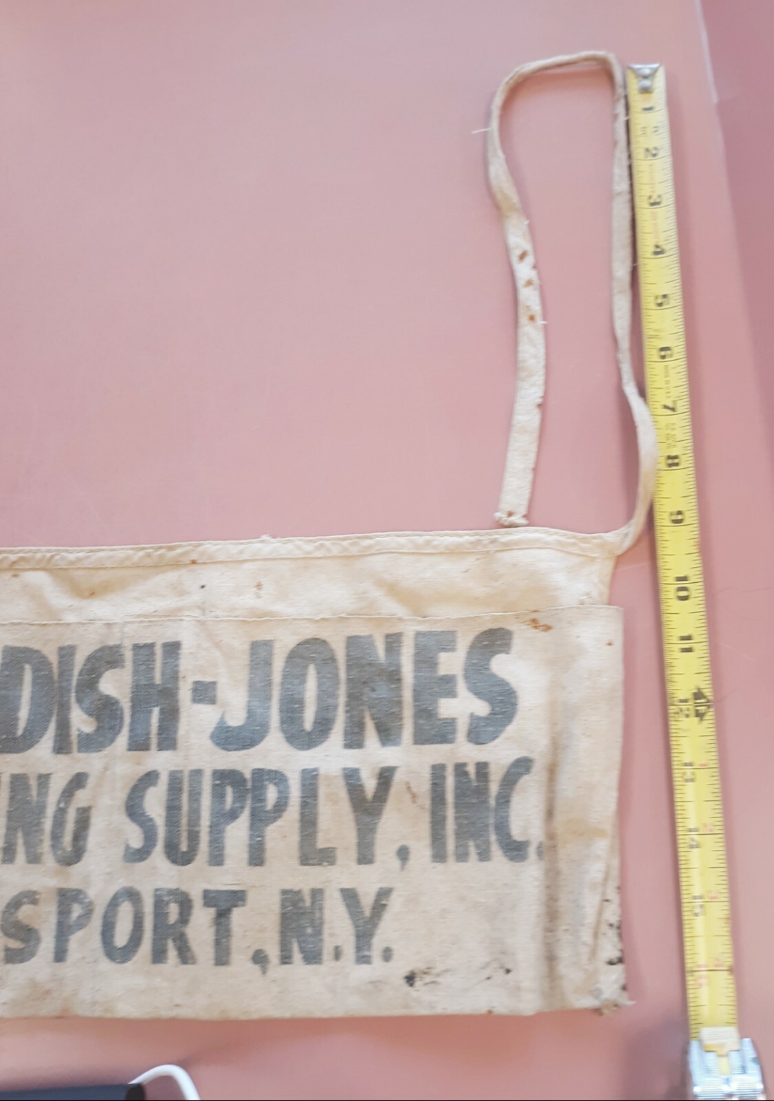 Classic STANDISHJONES LUMBER CO Nail Apron GASPORT NY gift art craft