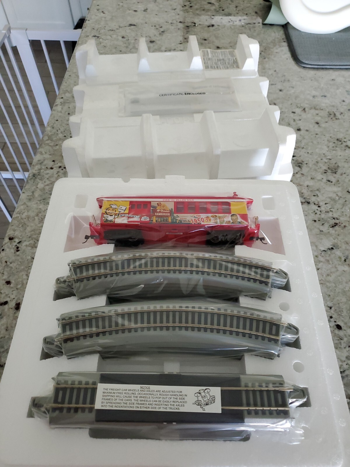 Hawthorne Village Trains McDonald's Combine Car Over 100 Million Sold w