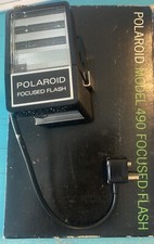 Vintage Polaroid Model 490 Focused Flash Untested