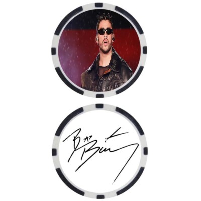BAD BUNNY - BILLBOARD TOP 100 ARTISTS POKER CHIP - SIGNED