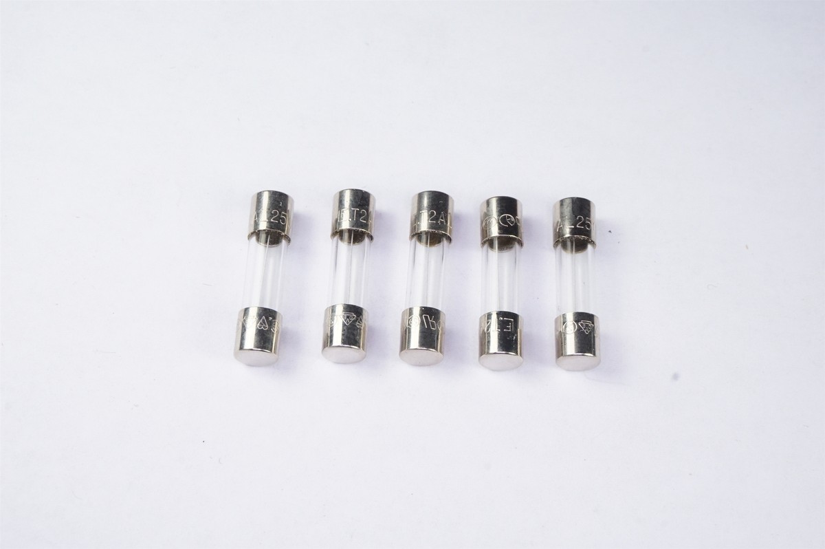 Lot of 5 T2AL250VP Littelfuse LF 5x20mm Fuses Time-Delay Glass