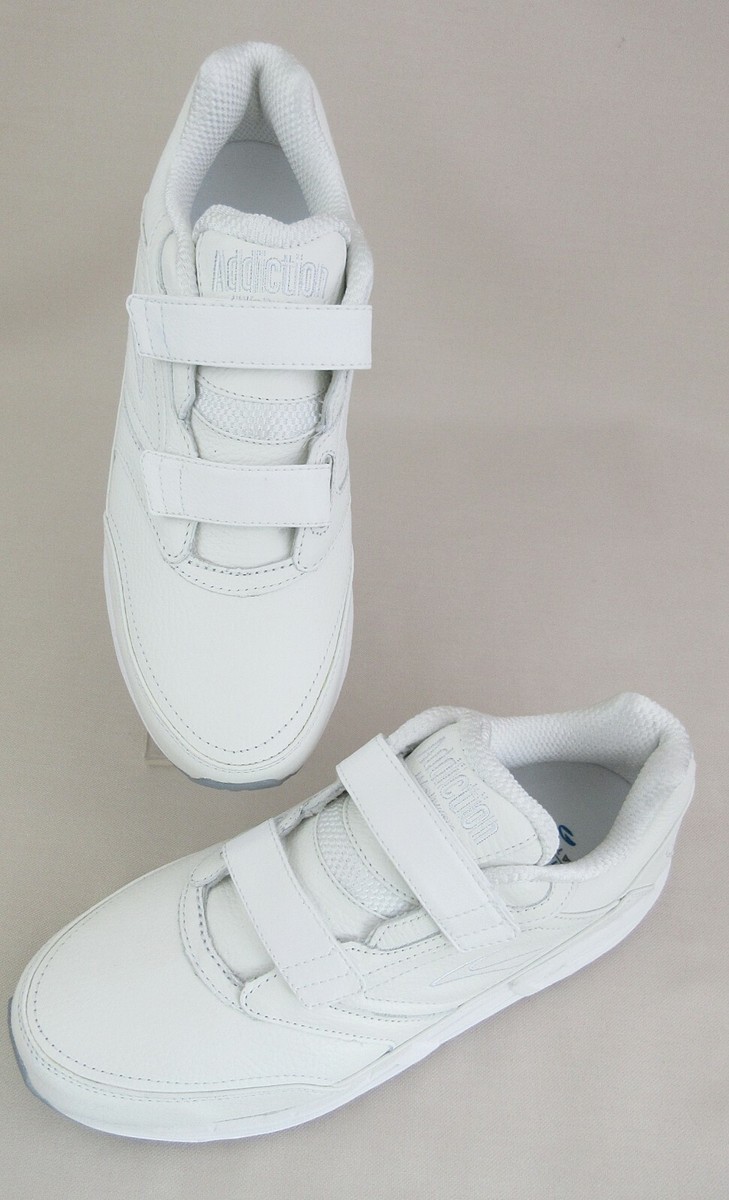 Brooks Addiction Walker V-Strap Men’s Sz 12 4E White Leather Walking Shoes Used Brooks Addiction Walker 2 V-Strap Men main image 2