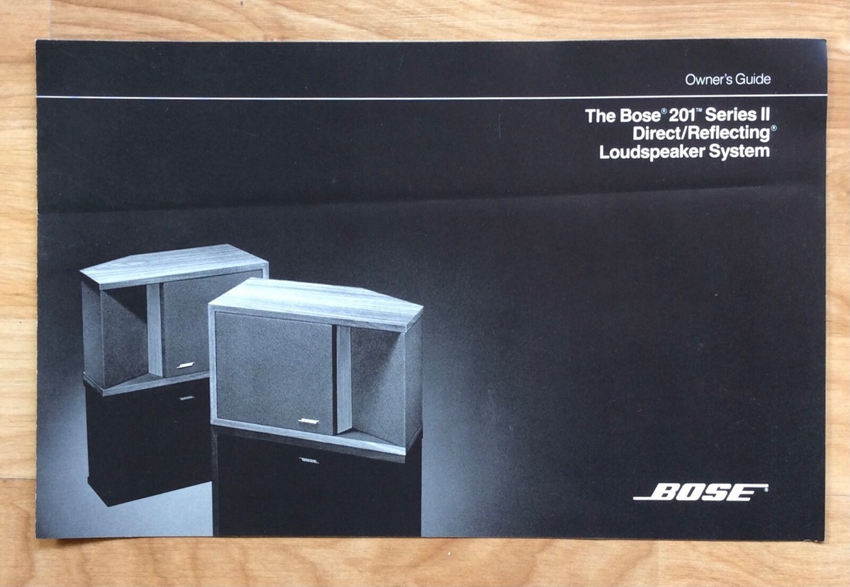 BOSE 201 Series II Direct/Reflecting LoudSpeaker Speaker System