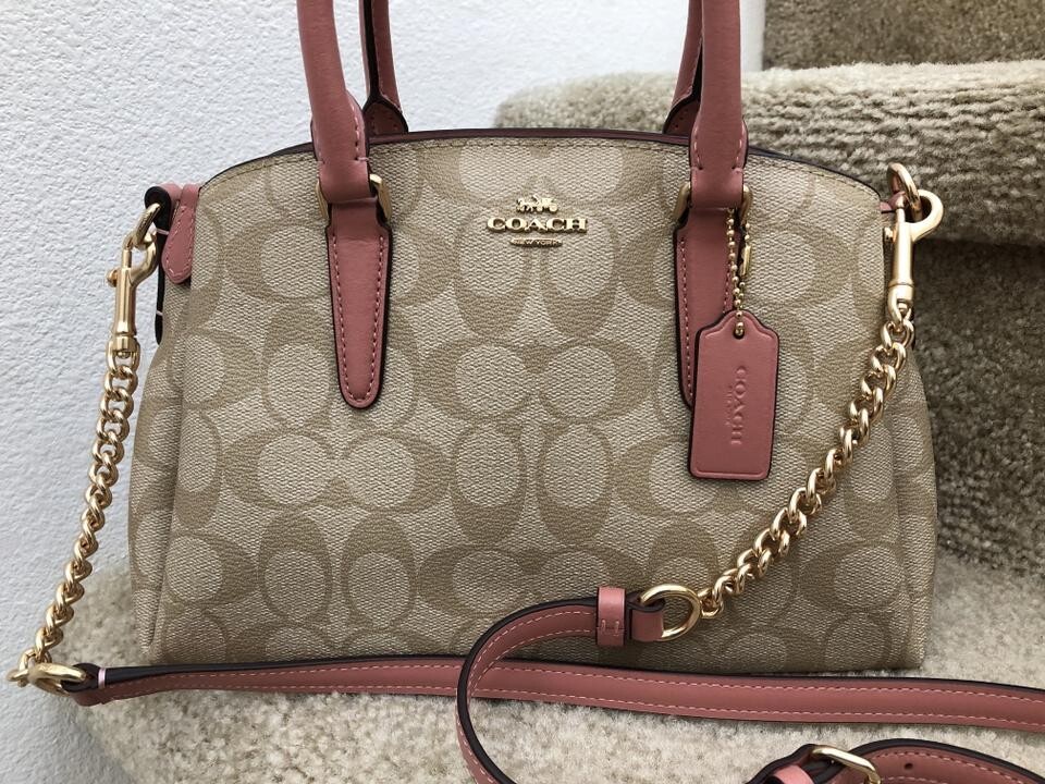 ON SALE) New Coach Carryall Mini Sage F29434 Satchel Bag RETAIL