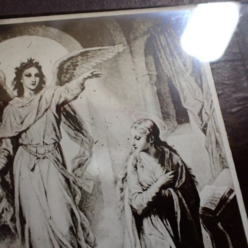Lot of 2 Glass Slide Art / Photos - Angels - Christianity - Religious - Picture 2 of 5