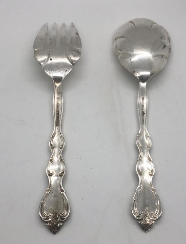 International Silverplate INTERLUDE Casserole Serving Spoon & Meat Fork 9" - Picture 4 of 5
