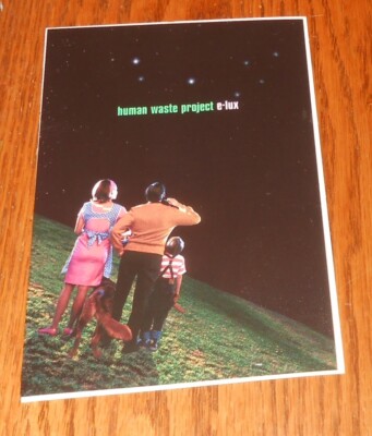 Human Waste Project e-lux Sticker Postcard Decal  Promo 6x4 RARE
