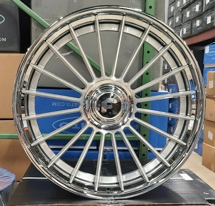 24" FORGIATO TENICA 3.1 BRUSHED STEP LIP COCAVED ROLLS ROYCE CULLINAN 5X112