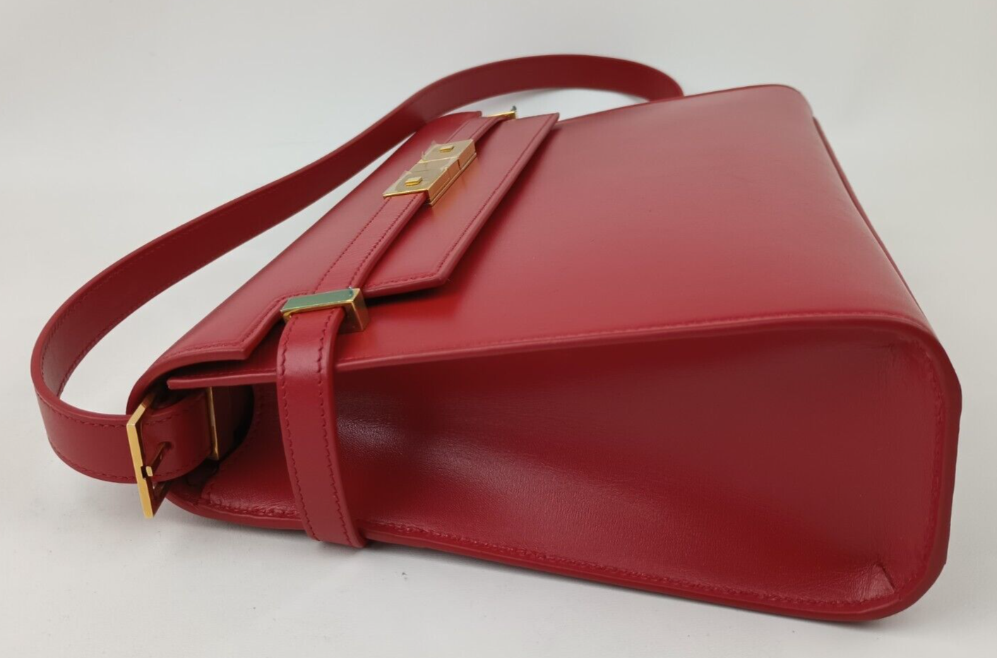 Borsa a tracolla Saint Laurent Rouge Eros rossa Manhattan $3400+