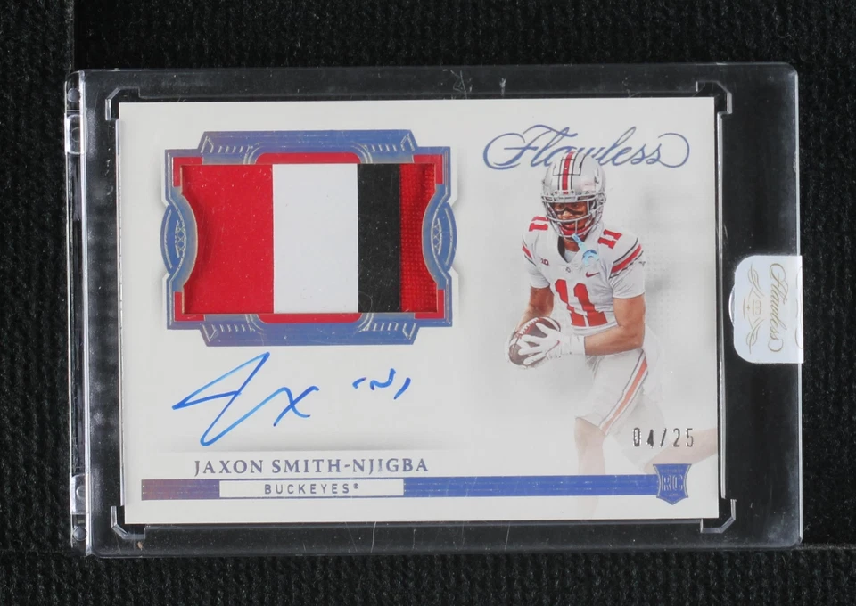 2023 Panini Flawless Collegiate Jaxon Smith-Njigba #RPAH-JSN