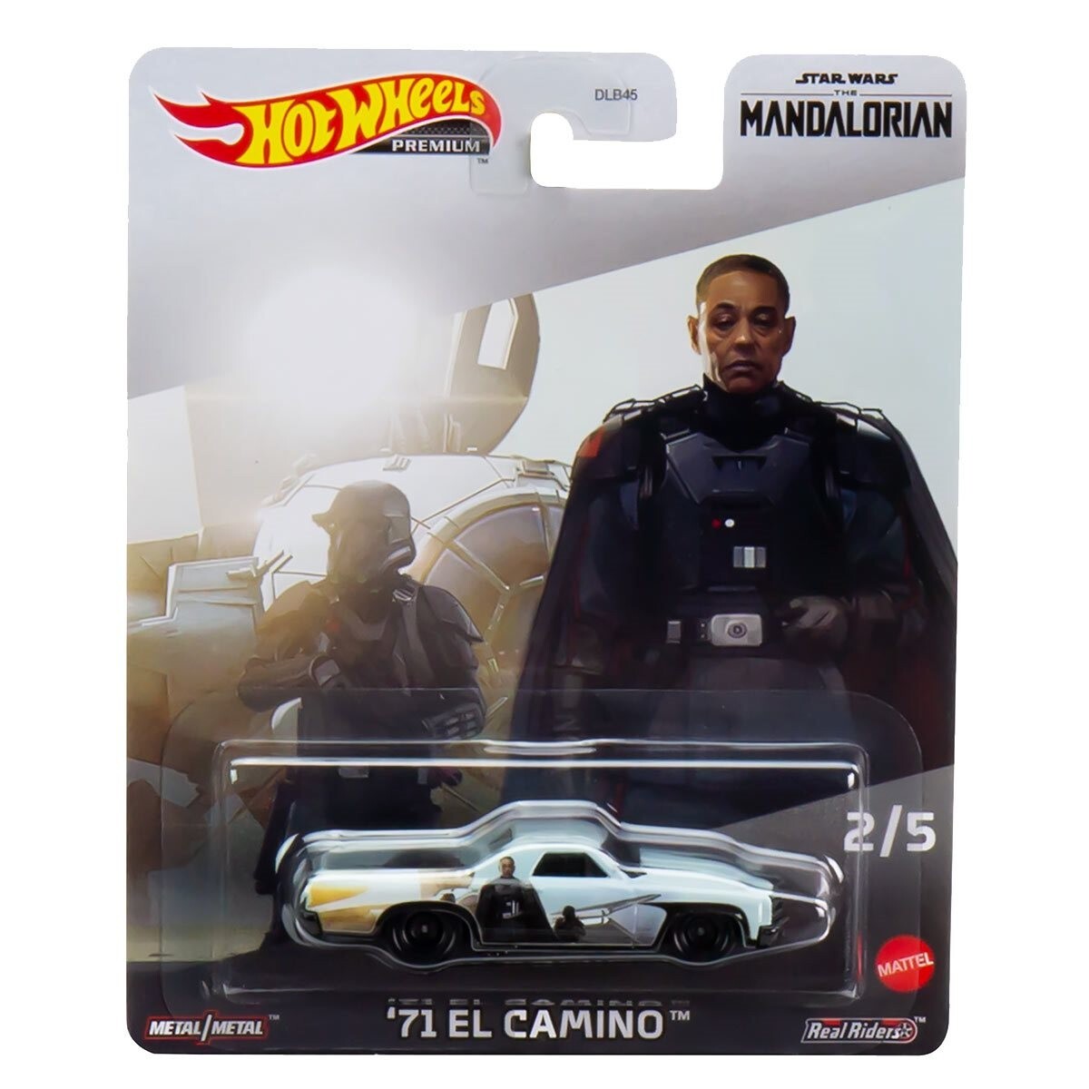 Hot Wheels '71 El Camino Star Wars The Mandalorian 2/5 - 1:64 Scale Diecast Car With Real Riders