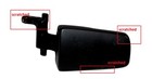 Baldwin 85387.190 Exterior Lever Door Handle for Soho Handleset with 5485V lever