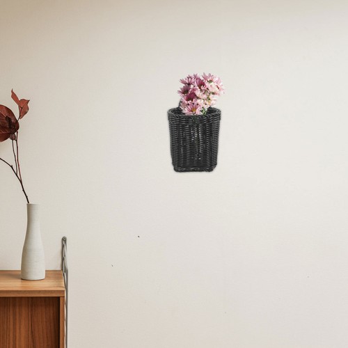 Wall Basket Door Back Hanging Basket Kitchen Bathroom Wall Storage Basket - Picture 10 of 12