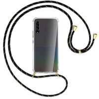 Handykette FüR Samsung Galaxy A90 5G Schwarz/Gold (G) HüLle Mit Band Kordel