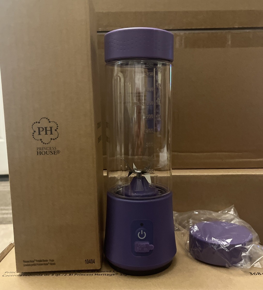 Princess House Portable Blender Purple