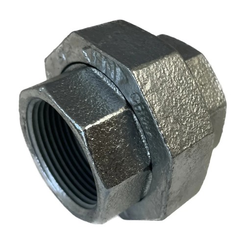 BMI 2" Galvanized Union Pipe Fitting NPT 150# UL/FM Lead Free Iron