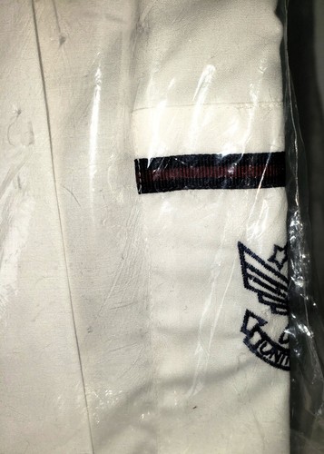 Camisa blanca de colección United Airlines para mujer tripulación de vuelo manga corta nueva stock antiguo - Imagen 3 de 4