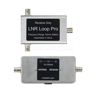 50KHz-30MHz Loop Pro Active Loop Antenna Amplifier Kit Wellbrook ALA/FLEX1530LN