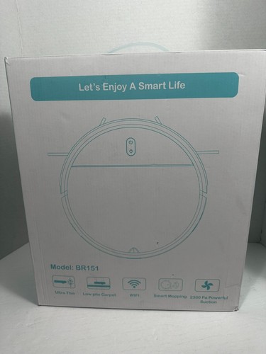 2 in 1 Robot Vacuum & Mop Combo MAMNV BR151 WiFi Connection & Remote NEW IN BOX