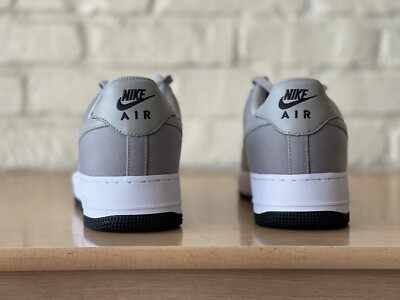 Nike Air Force 1 Low NBY Wolf Grey Black Canvas White Men's Size
