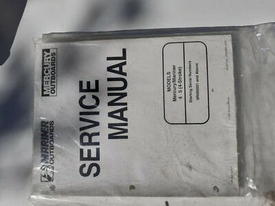 Mercury / Mariner Werkstatthandbuch 20 Jet 20-25 25 Marathon 25 Seapro