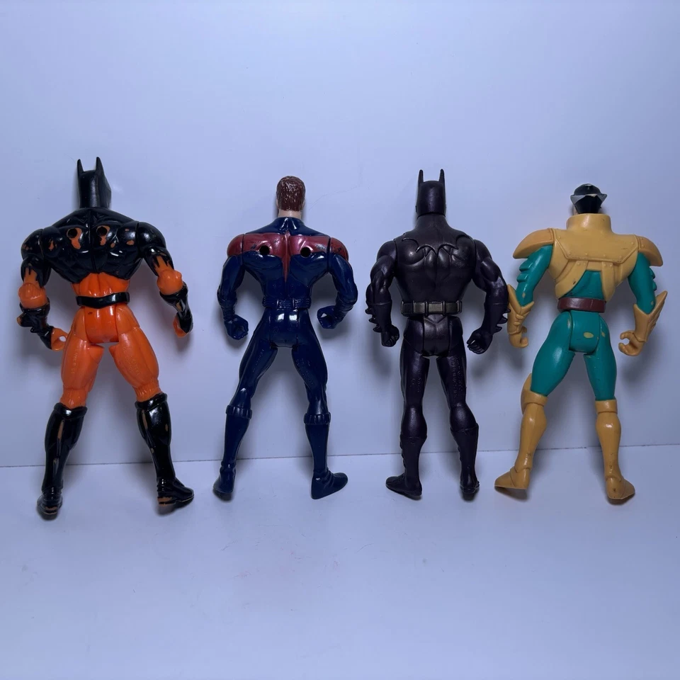 Lote De 4 Figuras De Acción Batman DC Comics Años 90 De Colección Kenner Robin Ra’s Al Ghul Foto 4 de 4