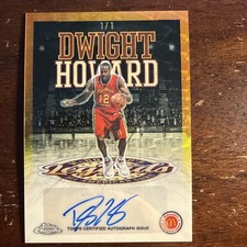 2025 topps chrome basketball McDonald’s Dwight Howard 1/1 Auto Super Legends 