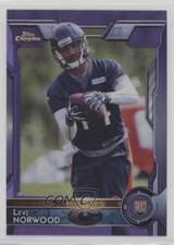 2015 Topps Chrome Rookies Purple Refractor Levi Norwood #189 1u7