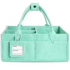 Diaper Caddy Organizer-Large Baby Caddy Organizer with Handle, Newborn Regist...