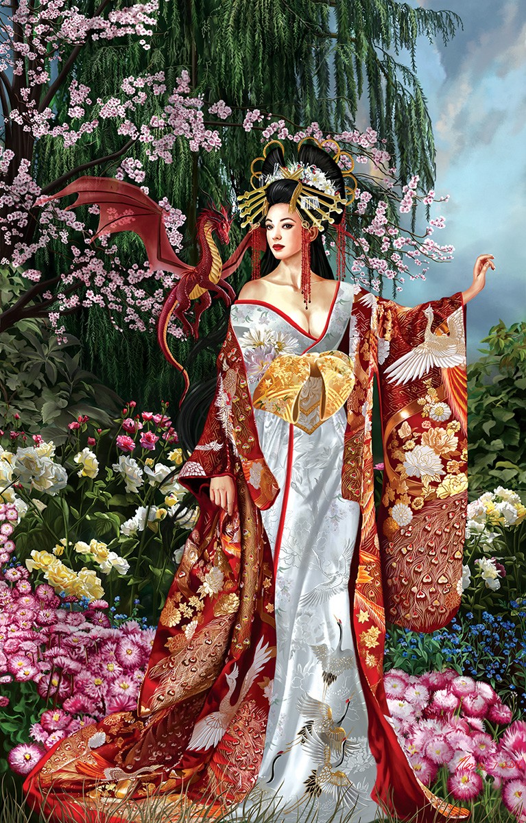 【激レア】JENNIFER MARKES ホロームーン1000ピース SunsOut Sekkerastoya Queen of Silk Nene Thomas 1000 PC Jigsaw